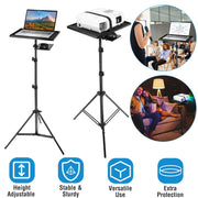 Laptop Projector Tripod Stand Adjustable Height Notebook Floor Stand