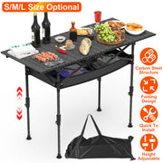 Adjustable Folding Camping Table