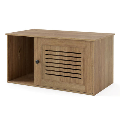 31.5" Cat Litter Box Enclosure with Side Entrance for Indoor Cats