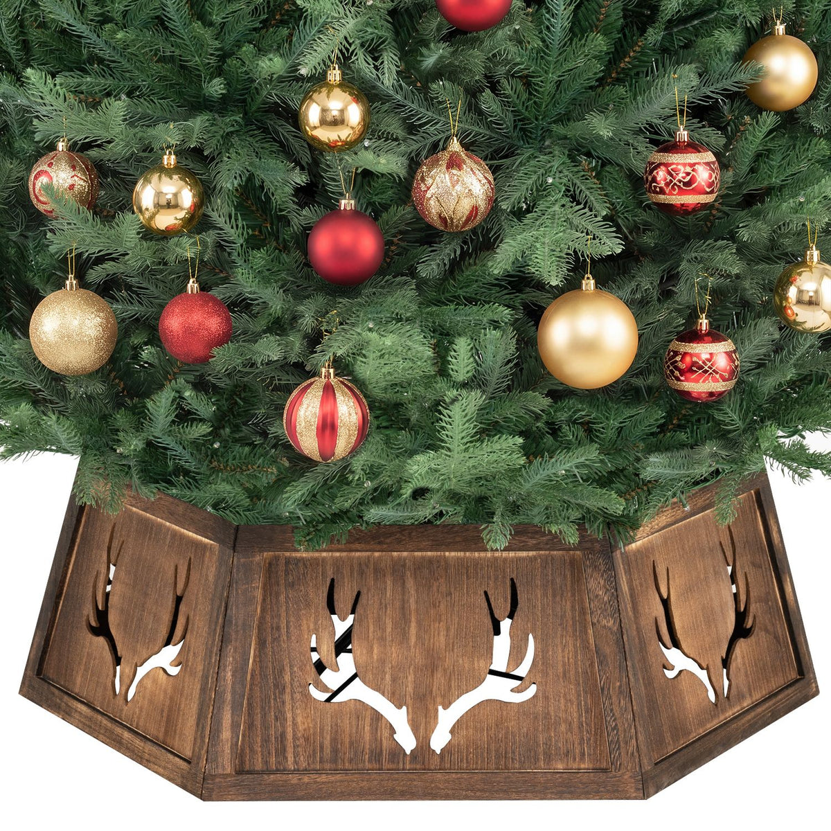 31.5" Christmas Tree Collar for 6/7.5/9 ft Artificial Trees with Tool-Free Setup