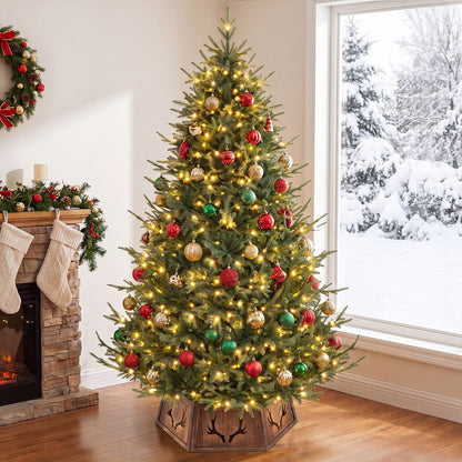 31.5" Christmas Tree Collar for 6/7.5/9 ft Artificial Trees with Tool-Free Setup