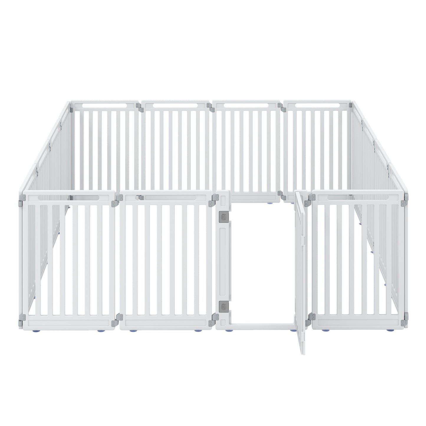 16-Panel Dog Playpen 31.5" Height Indoor Outdoor Pet Gate