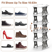 6 Tier Foldable Shoe Rack