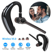 Wireless V5.0 Earpiece ENC Driving Earbuds 180° Rotatable Left Right Ear Fit Earphone