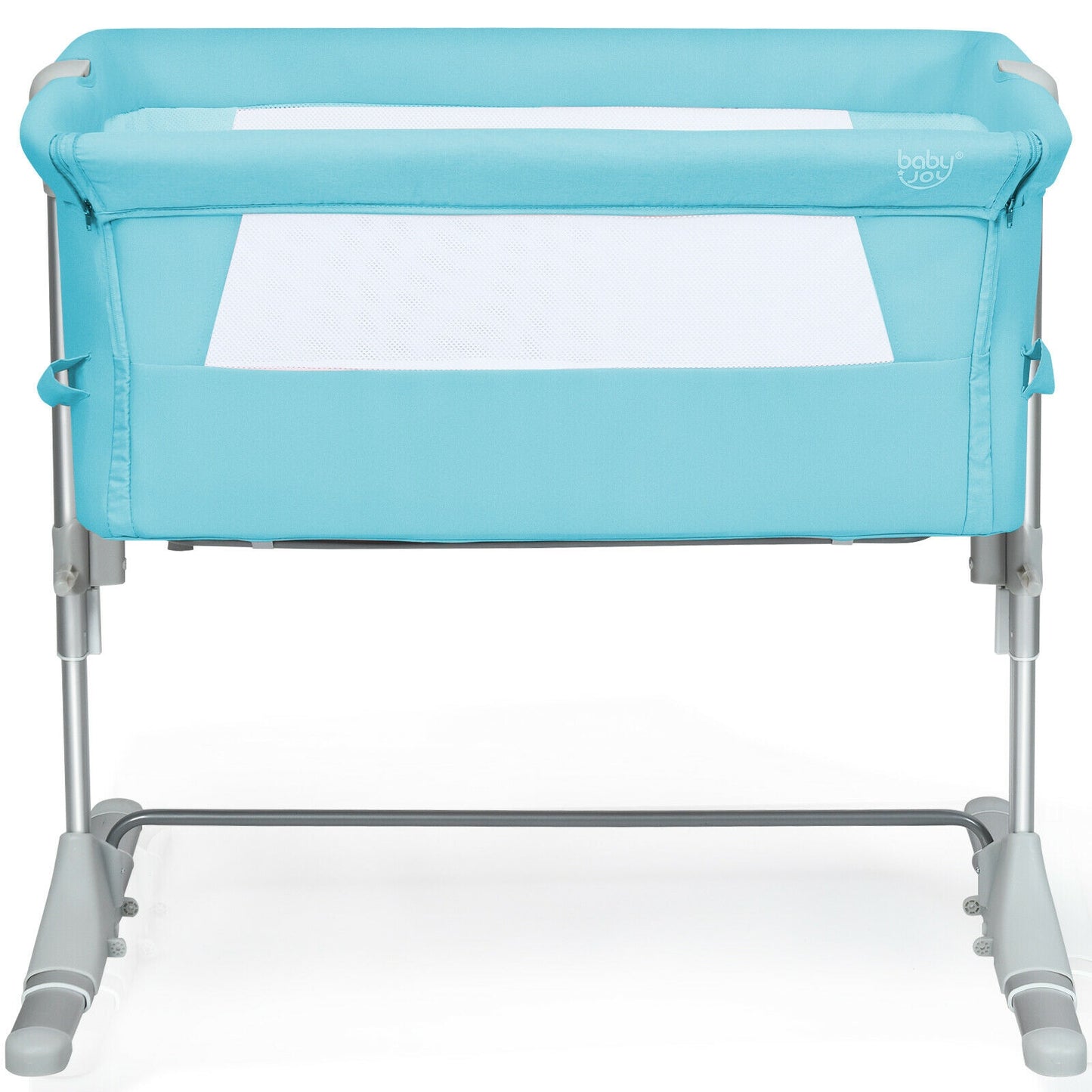 Travel Portable Baby Bed Side Sleeper Bassinet Crib with Carrying Bag-Blue - Green
