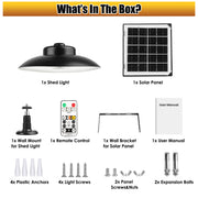 Indoor/Outdoor Solar Light, 3 Modes