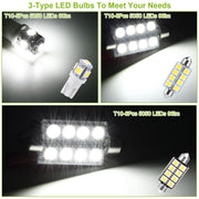 14Pcs T10 41mm Festoon LED Light Bulb