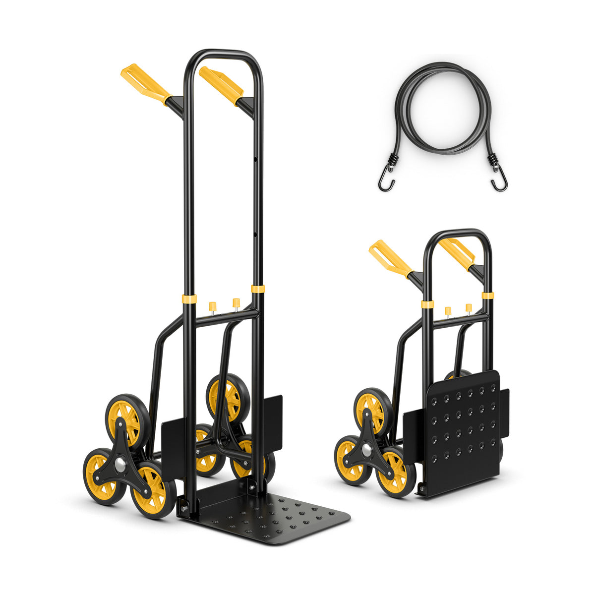 Stair Climber Hand Truck with Telescoping Handle, 350 lbs