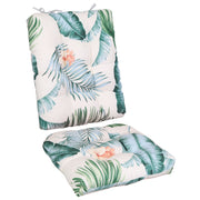 2Pcs Rocking Chair Cushion Upper And Lower Back