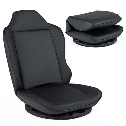 360° Swivel Floor Gaming Chair with Adjustable Backrest