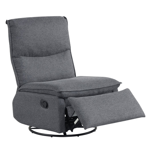 360° Swivel Rocking Chair with Cushioned Back for Living Room