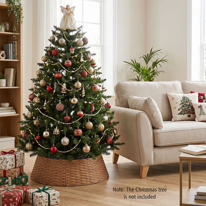36“ Christmas Tree Collar for 6/7.5/9 ft Artificial Trees with Cord Cut-Out