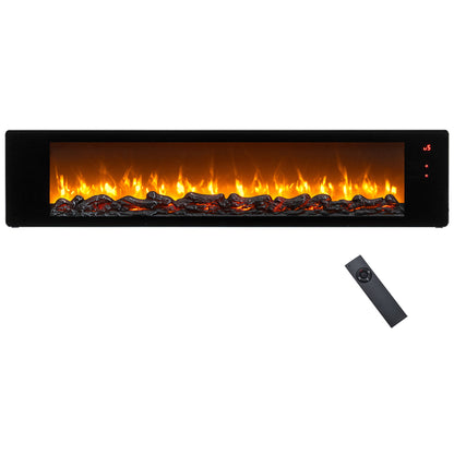 36" Electric Fireplace with 5-Level Adjustable Brightness