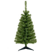3 ft Premium Artificial Christmas Mini Tree with Stand-Pink - Green