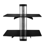 2-Tier Wall Mount Glass Shelf