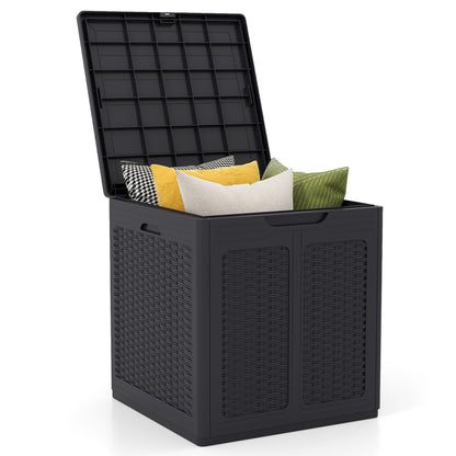 39 Gallon Deck Box with Lockable Lid - Weatherproof Storage