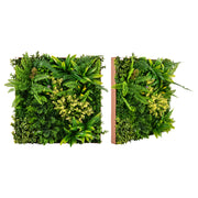 20" x 20" 3D Hanging Greenery Hedge with 11 Types of Mixed Faux Plants for Indoor Outdoor