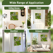 20" x 20" 3D Hanging Succulents with 10 Types of Mixed Faux Plants for Balcony Home