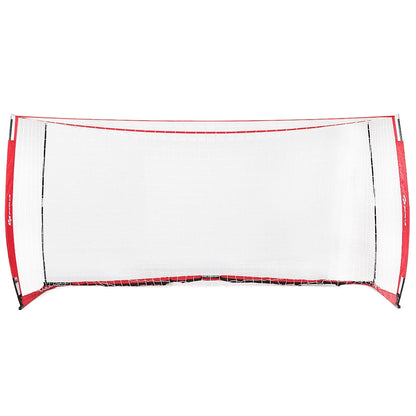 6/8/12 Feet Durable Bow Style Soccer Goal Net with Bag-12' x 6'