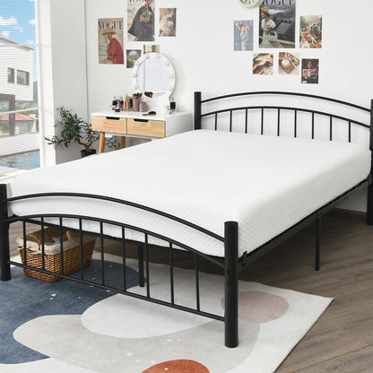 10 Inch Air Foam Pressure Relief Bed Mattress with Jacquard Soft Cover-Twin Size