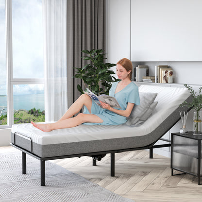 3D Bed Mattress Gel Memory Foam Convoluted Foam for Adjustable Bed-8 inches