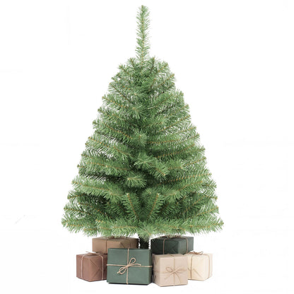 3 FT Mini Tabletop Christmas Tree with 113 Green PVC Branch Tips