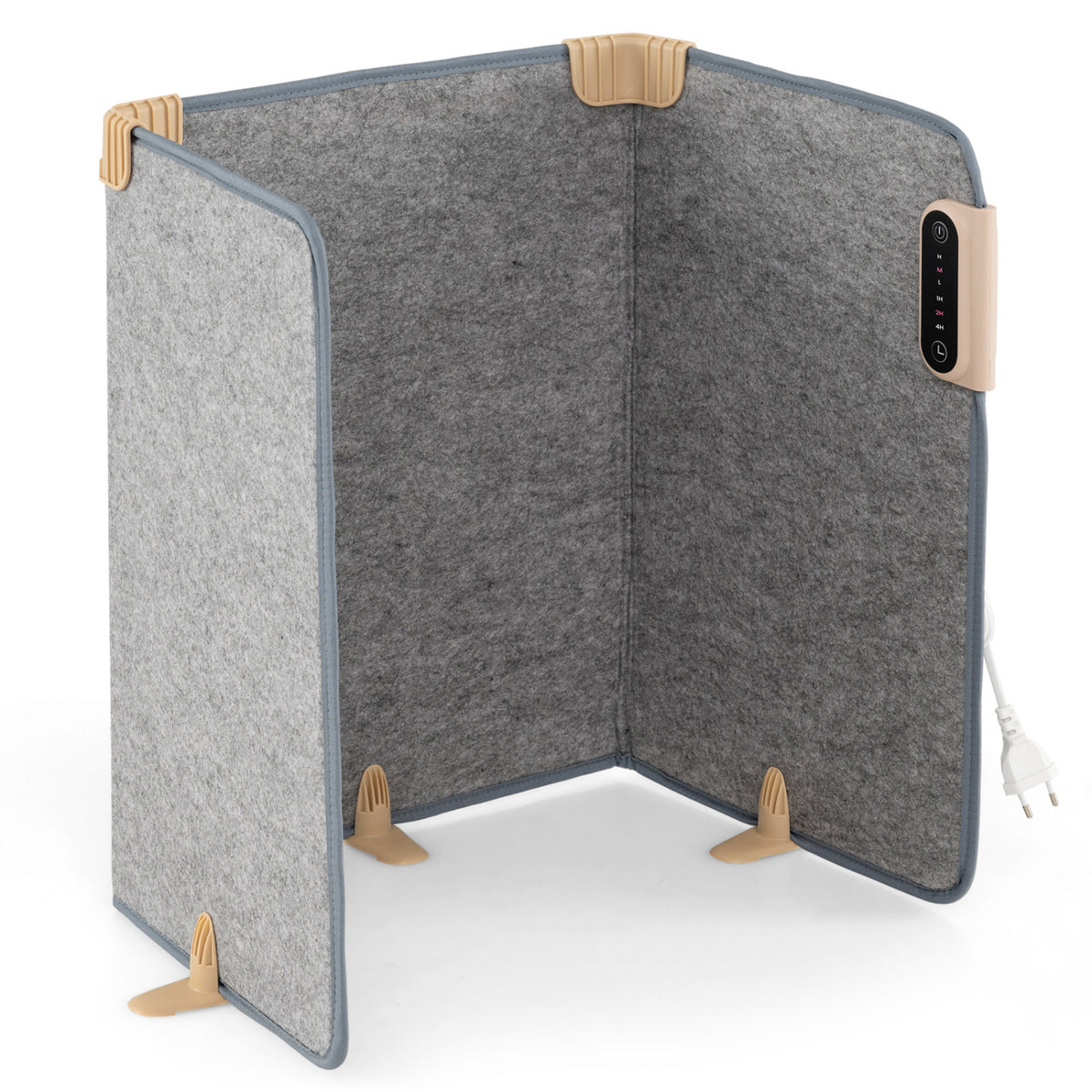 Under Desk Space Heater with 3-Level Thermostat & Timer