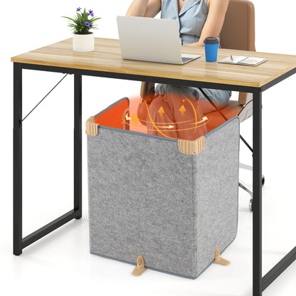 Under Desk Space Heater with 3-Level Thermostat & Timer