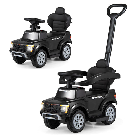 3-In-1 Licensed Ford Push Car for Toddlers
