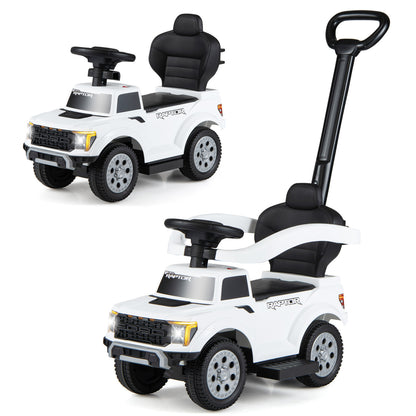 3-In-1 Licensed Ford Push Car for Toddlers