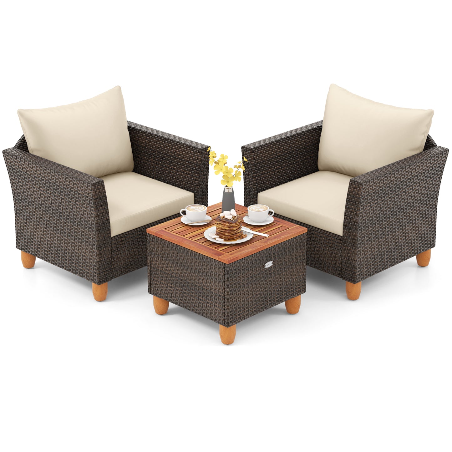 3 Pieces Patio