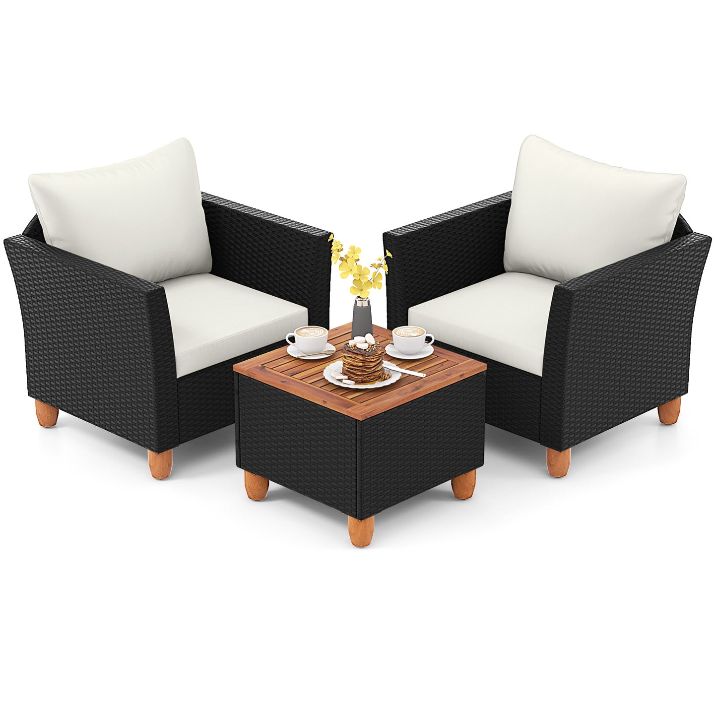 3 Pieces Outdoor Patio