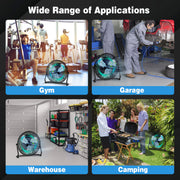 Tilt Floor Fan – 3-Speed