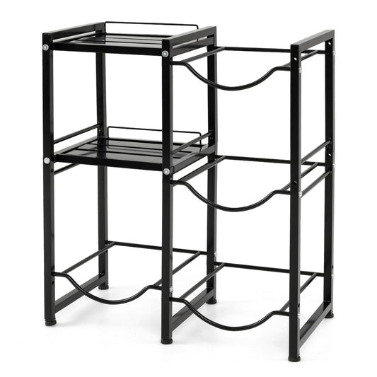 3-Tier Water Jug Holder with Shelves - 5 Gallon Capacity