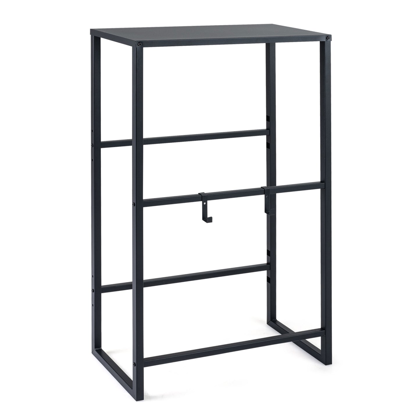 3-Tier Drink Crate Rack with Shelf for Beer and Water for Kitchen and Garage