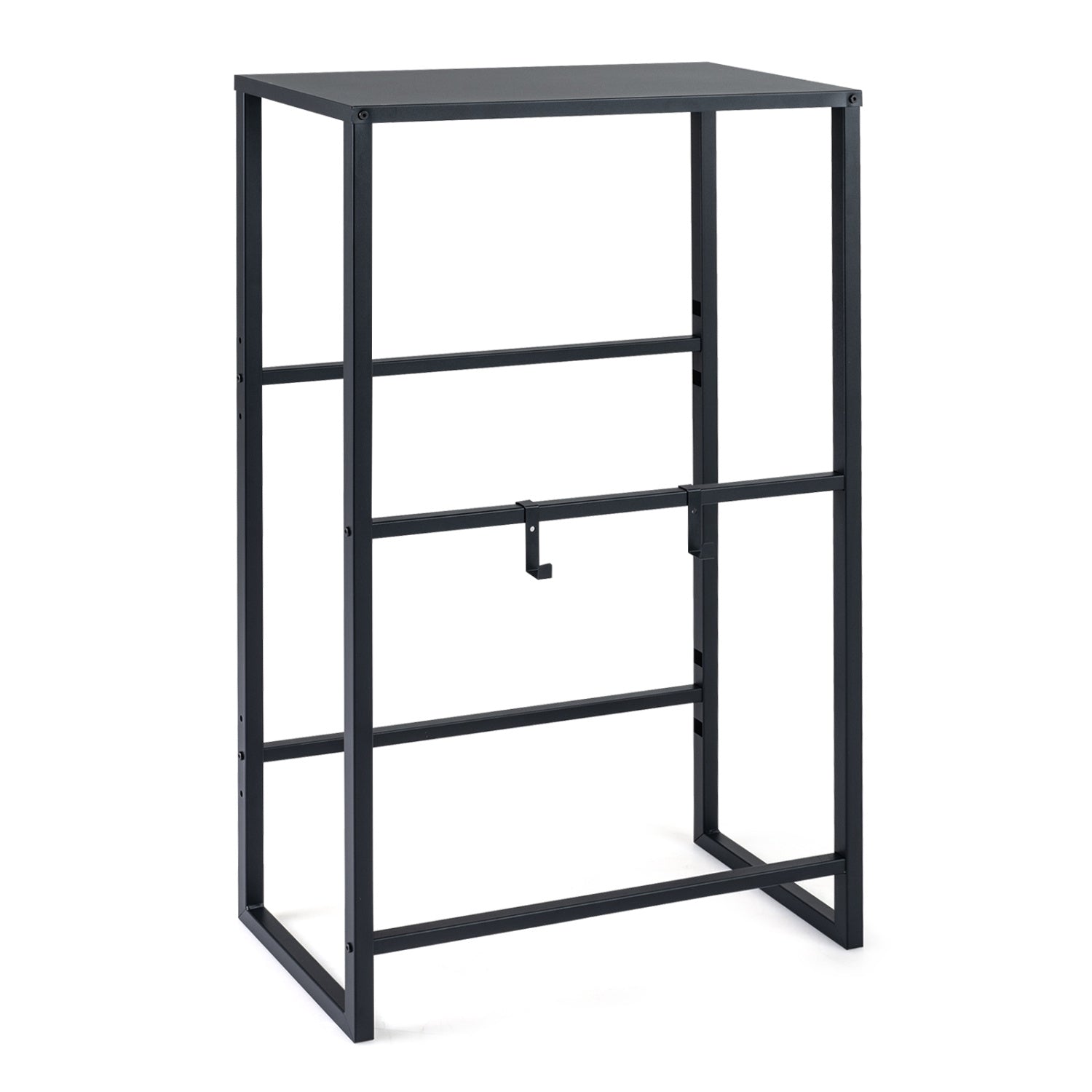 3-Tier Drink Crate Rack with Shelf for Beer and Water for Kitchen and Garage