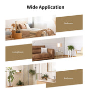 32 Inch x 20 Inch Metal Frame Wall-Mounted Rectangle Mirror