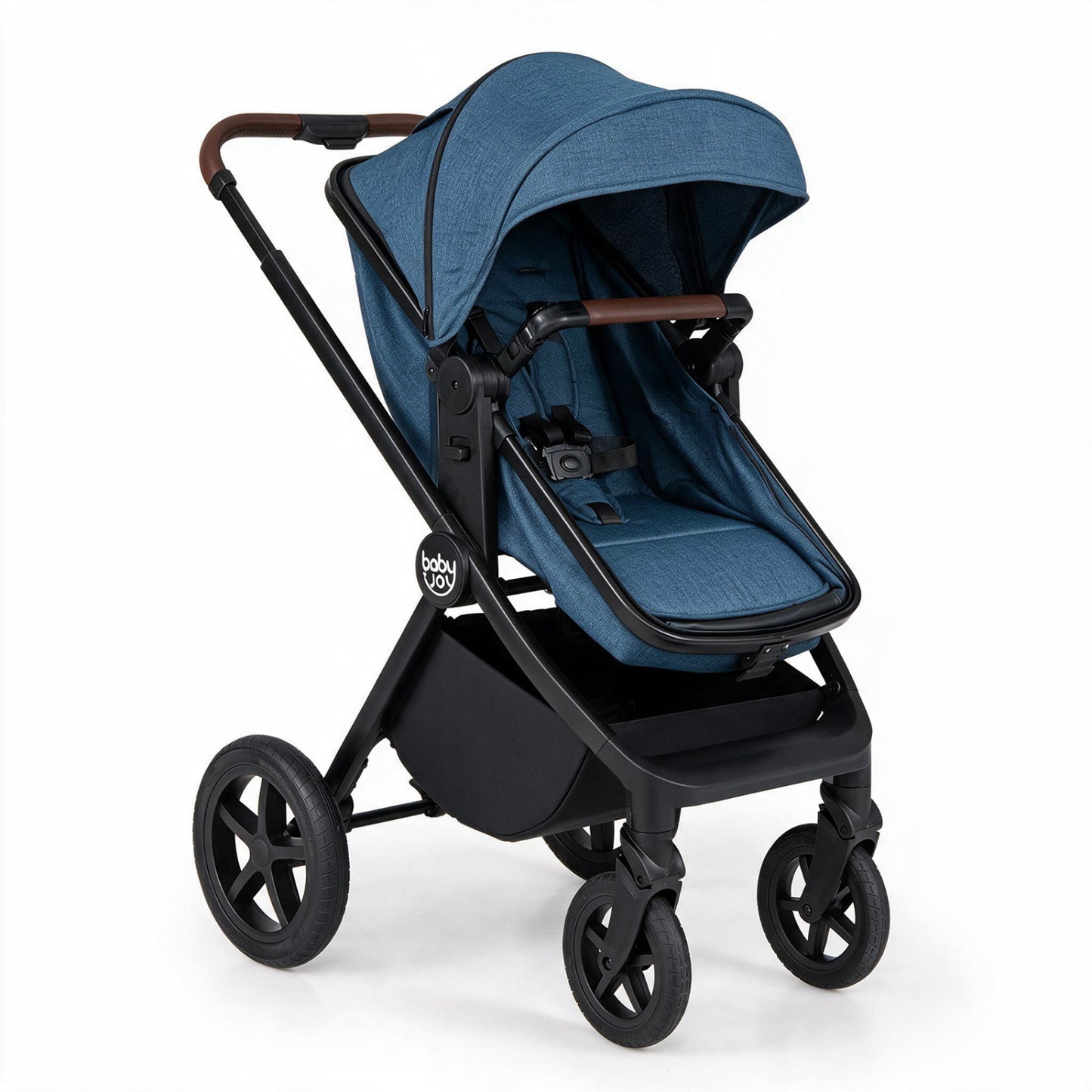 3-in-1 Convertible High Landscape Bassinet Stroller