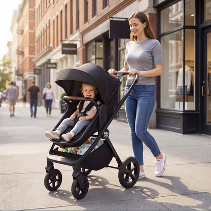 3-in-1 Convertible High Landscape Bassinet Stroller