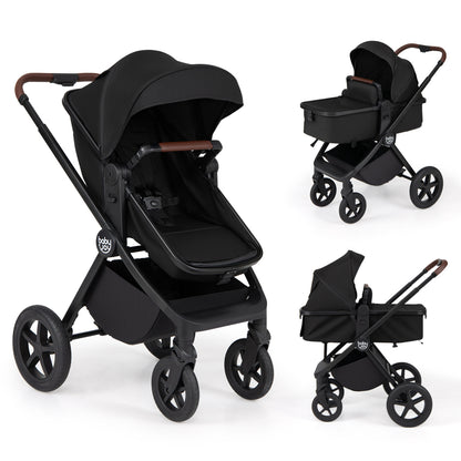 3-in-1 Convertible High Landscape Bassinet Stroller