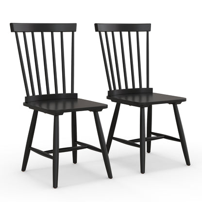 3-in-1 Dining Set: Windsor Chairs Industrial Sideboard & Wall-Mount Wine Rack Combo