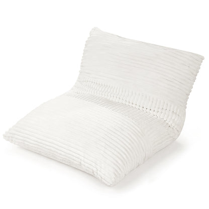 3-in-1 Convertible Bean Bag Chair with Corduroy Fabric