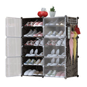 6-Tier 2-Row Shoe Rack Organizer