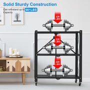 3-Tier Foldable Storage Shelf