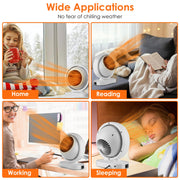 380W Space Heater with 30° Tilting Angle