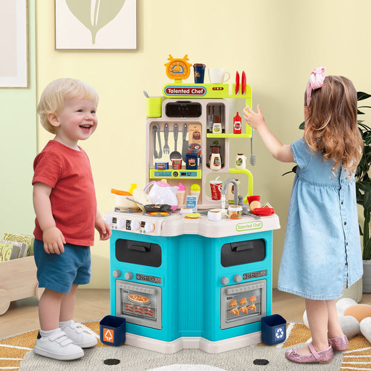 Kids Kitchen Playset-Blue