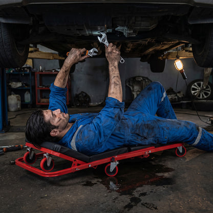 Foldable Mechanic Creeper 4-in-1 with 450 LBS Capacity
