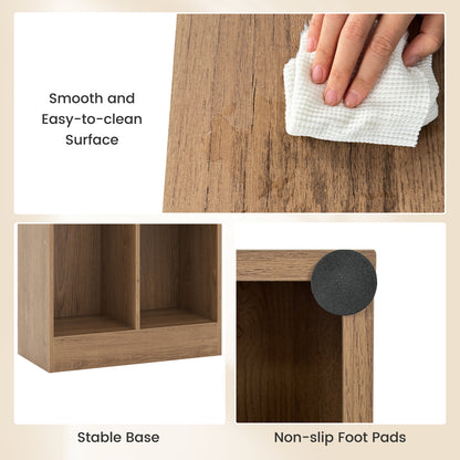 41 Inches 5-Cube Floor Bookcase with 2 Anti-Tipping Kits