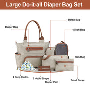 Diaper Bags Set for Mom Dad