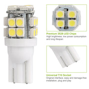 10Pcs 12V T10 LED Light Bulb